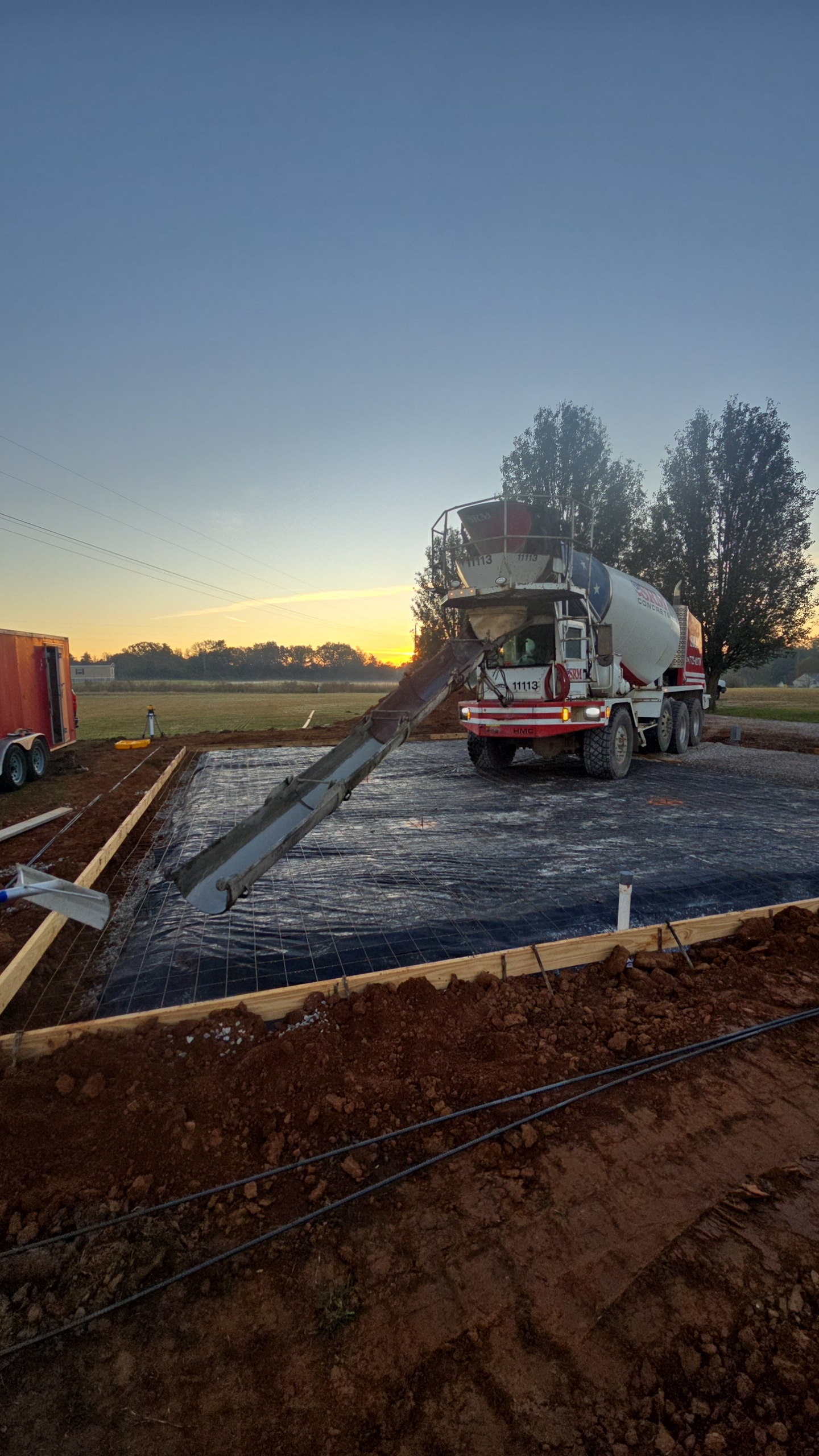 Concrete pour by Advanced Construction Solutions